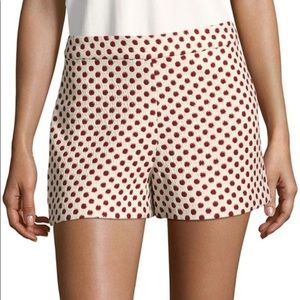 Alice & Olivia Marisa polka dot shorts
